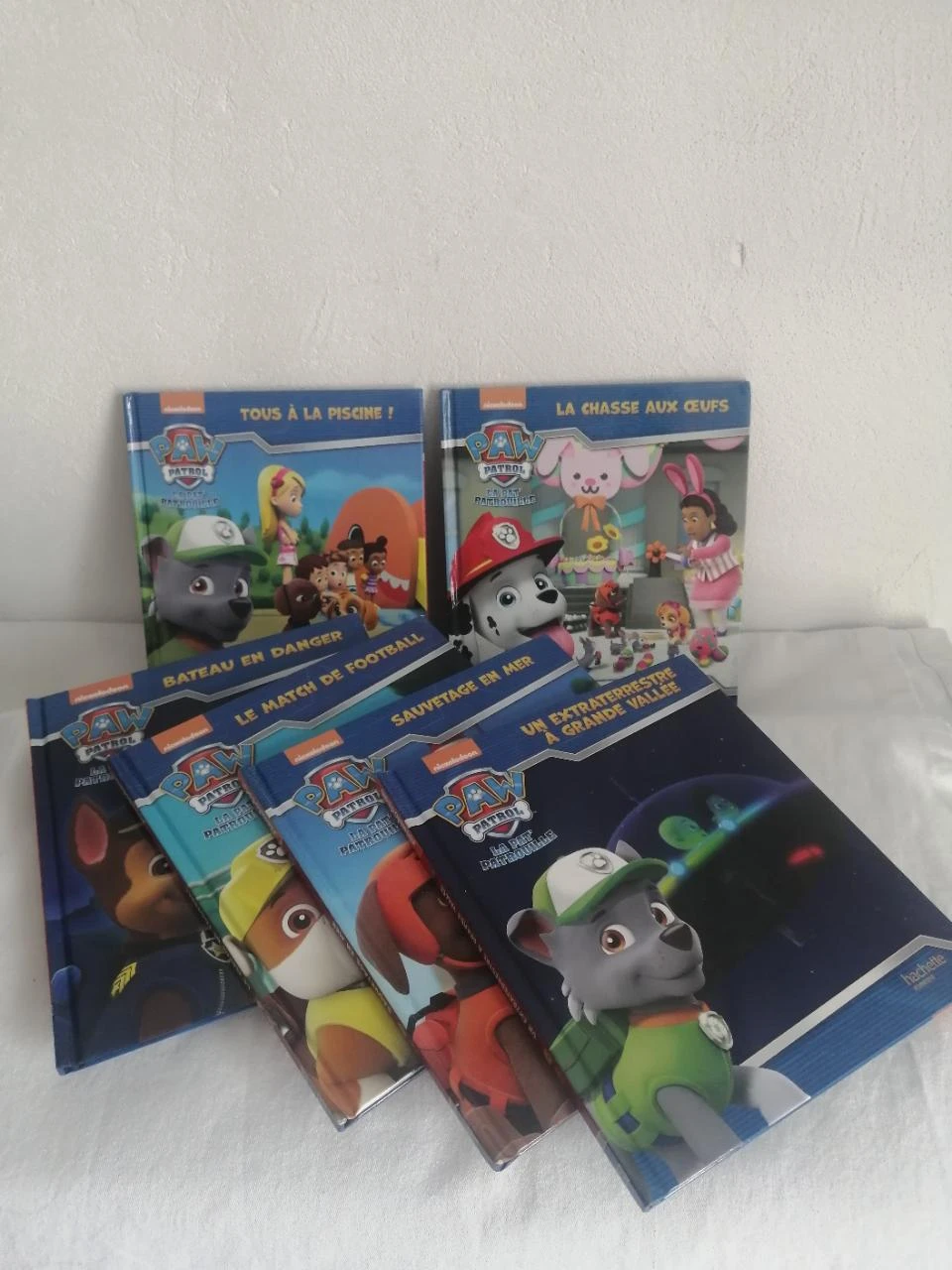 livre enfant la pat'patrouille - lot de 6 livres